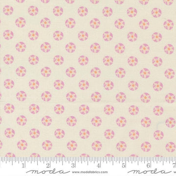 Image of Cannon Beach Tide Pools Cream quilting cotton fabric by Crystal Manning for Moda Fabrics. Features flowers on a cream background. Cute Little Fabric Shop.