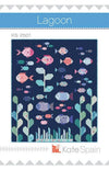 Lagoon Quilt PATTERN KS-2501 by Kate Spain - Moda Fabrics - INSTRUCTIONS Only - 10" Stacker Friendly Fish Kelp Plants