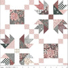 10" End of Bolt - A Walk on the Prairie Chain Cheater C15239 White - Riley Blake Designs - Tulip Block - Quilting Cotton Fabric