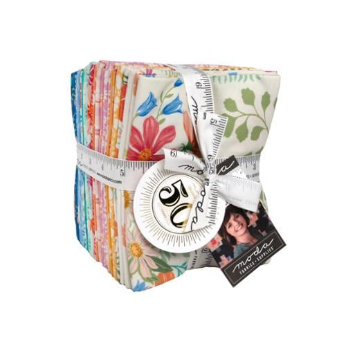 SALE Cannon Beach Fat Quarter Bundle Floral Fabric - 11970AB - 28-pieces Precut - Moda Fabrics Quilting Cotton Fabric