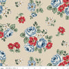 3-yard-cut - DEAL Independence Floral Beige Cream Patriotic Fabric WIDEBACK 108" Wide - Riley Blake Quilting Cotton Fabric