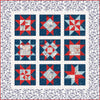 American All Star Quilt PATTERN Patriotic Pattern - Riley Blake - INSTRUCTIONS Only