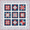 American All Star Quilt PATTERN Patriotic Pattern - Riley Blake - INSTRUCTIONS Only