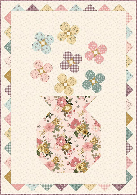 All Abloom Quilt PATTERN Floral Pattern - Riley Blake - INSTRUCTIONS Only