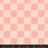Image of Paper Cuts 2 Geometric Peach Puff quilting cotton fabric by Ruby Star Society for Moda Fabrics. Features geometric shapes on a pink background. Cute Little Fabric Shop.