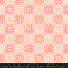 Image of Paper Cuts 2 Geometric Peach Puff quilting cotton fabric by Ruby Star Society for Moda Fabrics. Features geometric shapes on a pink background. Cute Little Fabric Shop.