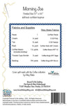 SALE Morning Joe Quilt PATTERN Coffee Pattern - Riley Blake Design - INSTRUCTIONS Only