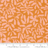 Image of True to Hue Obsura Marmalade quilting cotton fabric by Alli K Design for Moda Fabrics. Features flowers on an orange background. Cute Little Fabric Shop.