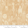 Image of The Henhouse Barnyard Hay quilting cotton fabric by Gingiber for Moda Fabrics. Features farm animals on a cream background. Cute Little Fabric Shop.