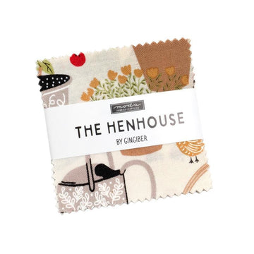 The Henhouse Mini Charm Pack - 48430MC - 42-Piece Precut - Moda Fabrics Quilting Cotton Fabric