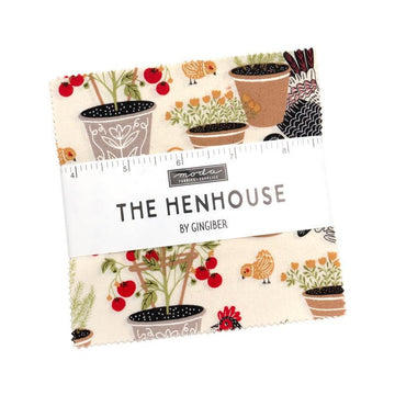The Henhouse Charm Pack - 48430PP - 42-Piece Precut  - Moda Fabrics Quilting Cotton Fabric