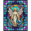 Guardian Angle Quilt Kit Stained Glass Fabric - FORSL KIT 7113A - QT Fabrics Quilting Cotton Fabric