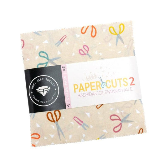 Paper Cuts 2 Charm Pack - 48430PP - 42-Piece Precut  - Moda Fabrics Quilting Cotton Fabric