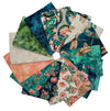 Serenity Fat Quarter Bundle Floral Fabric - FATQU SRTY 3PKC - 17-pieces Precut - QT Fabrics Quilting Cotton Fabric