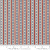 Image of America 250 Years Stars in Stripes Steel Blue quilting cotton fabric by Deb Strain for Moda Fabrics. Features stars and stripes on a blue background. Cute Little Fabric Shop.