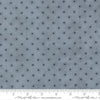 Image of America 250 Years Starbright Steel Blue quilting cotton fabric by Deb Strain for Moda Fabrics. Features stars on a blue background. Cute Little Fabric Shop.