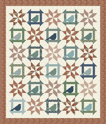 Bluebird Quilt PATTERN Bird Pattern - Riley Blake INSTRUCTIONS Only