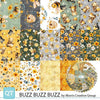 SALE Buzz, Buzz, Buzz 10" Stacker Bundle Bee Fabric - 10SQ BZBZ 6PKH - 42-piece Precut - QT Fabrics Quilting Cotton Fabric