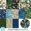Savage Kingdom Fat Quarter Bundle Dinosaur Fabric - FATQU SVKG 3PKE - 13-pieces Precut - QT Fabrics Quilting Cotton Fabric