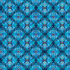 Image of Royale Geo Trellis Blue quilting cotton fabric by Dan Morris for QT Fabrics. Features a geometric pattern on a blue background. Cute Little Fabric Shop.