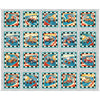 Turbo Tykes Animals in Racecars Picture Patches Panel Gray Car Fabric - 31754 - QT Fabrics Quilting Cotton Fabric