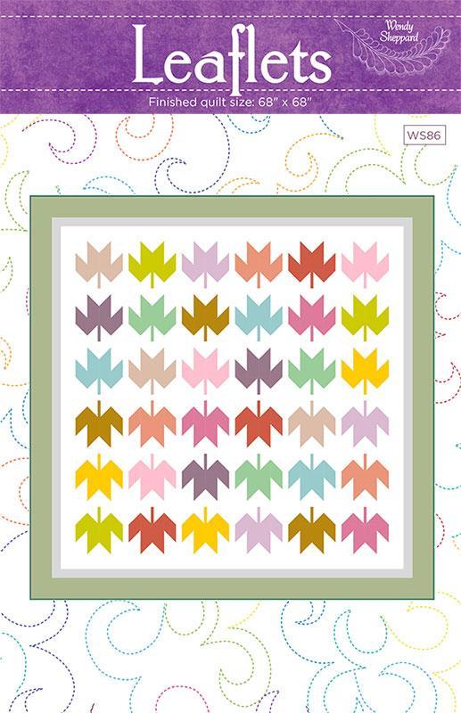 SALE Leaflets Quilt PATTERN Plant Pattern - Moda Fabrics - INSTRUCTIONS Only