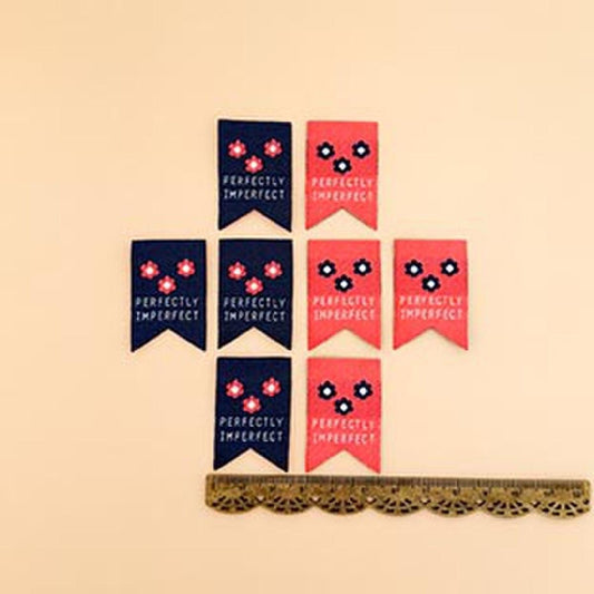 SALE Perfectly Imperfect Woven Labels - Minki Kim - Riley Blake Polyester Labels