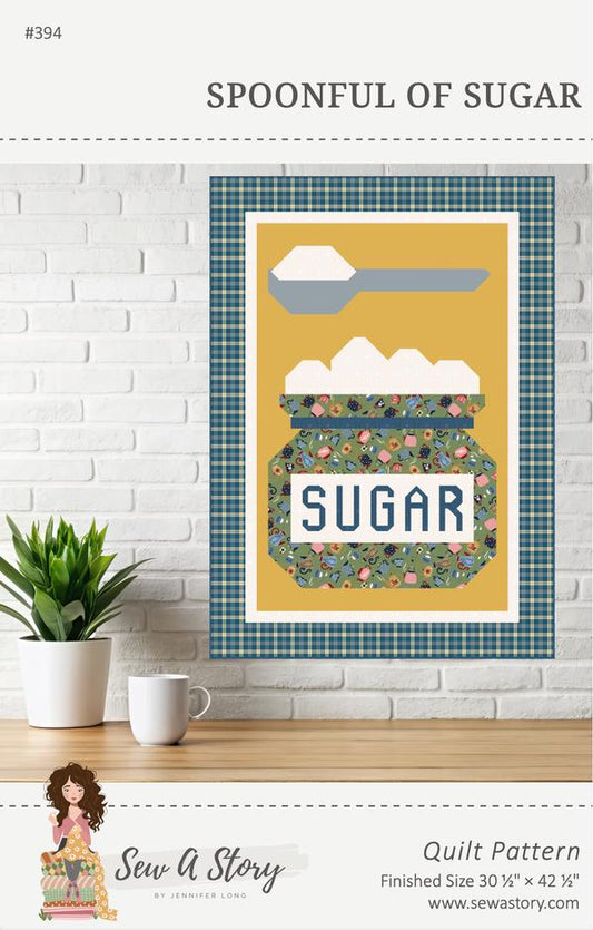 A Spoonful of Sugar Quilt PATTERN Sugar Pot Pattern - Riley Blake - INSTRUCTIONS Only
