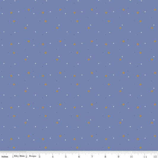 SALE Sparkler Costal Blue SPARKLE Fabric - SC650 - Riley Blake Quilting Cotton Fabric