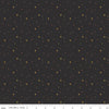 SALE Sparkler Star Charcoal Black SPARKLE Fabric - SC651 - Riley Blake Quilting Cotton Fabric