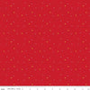 SALE Sparkler Star Schoolhouse Red SPARKLE Fabric - SC651 - Riley Blake Quilting Cotton Fabric