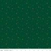 SALE Sparkler Snowflake Christmas Green SPARKLE Fabric - SC652 - Riley Blake Quilting Cotton Fabric