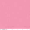SALE Sparkler Heart Rose Pink SPARKLE Fabric - SC653 - Riley Blake Quilting Cotton Fabric
