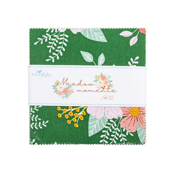Meadow Moments 5" Stacker - 5-17230-42 - 42-piece Precut - Riley Blake Quilting Cotton Fabric