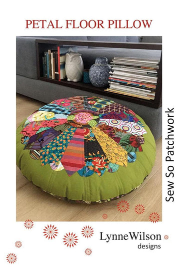 SALE Petal Floor Pillow PATTERN Floral Pattern - Riley Blake - Instructions Only