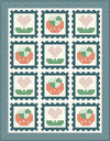 SALE Spring Postage Quilt PATTERN Floral Pattern - Riley Blake - INSTRUCTIONS Only