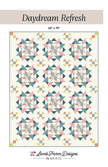Daydream Refresh Quilt PATTERN Star Pattern - Riley Blake Designs - INSTRUCTIONS Only