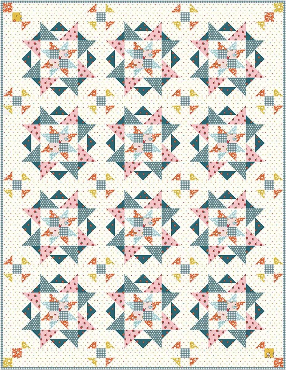 Starlight Riley Blake Pattern Daydream Refresh Quilt PATTERN Star Pattern - Riley Blake Designs - IN ...