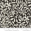 Image of True to Hue Obsura Black as Night quilting cotton fabric by Alli K Design for Moda Fabrics. Features flowers on a black background. Cute Little Fabric Shop.