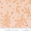 Image of True to Hue Falling Leaves Blush quilting cotton fabric by Alli K Design for Moda Fabrics. Features leaves on a pink background. Cute Little Fabric Shop.