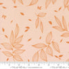 Image of True to Hue Falling Leaves Blush quilting cotton fabric by Alli K Design for Moda Fabrics. Features leaves on a pink background. Cute Little Fabric Shop.