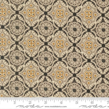 SALE Posh Onyx Noir Black Geometric Fabric - Moda Fabrics Quilting Cotton Fabric