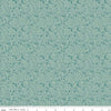 Image of Cowgirl Leather Blue quilting cotton fabric by Echo Park Paper Co. for Riley Blake Designs. Features tone-on-tone flowers on a blue background. Cute Little Fabric Shop.