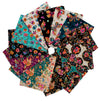 Fluttering Gardens Fat Quarter Bundle Floral Fabric - FATQU FLGN 3PKJ - 13-piece Precut - QT Fabrics Quilting Cotton Fabric