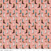 Image of Cowgirl Boots Pink quilting cotton fabric by Echo Park Paper Co. for Riley Blake Designs. Features cowboy boots on a pink background. Cute Little Fabric Shop.