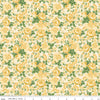 Image of Cowgirl Floral Yellow quilting cotton fabric by Echo Park Paper Co. for Riley Blake Designs. Features flowers on a yellow background. Cute Little Fabric Shop.