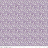 Image of Daybreak on the Prairie Spring Floral Purple quilting cotton fabric by Modern Prairie for Riley Blake Designs. Features flowers on a purple background. Cute Little Fabric Shop.