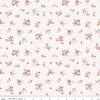 Image of Daybreak on the Prairie Garden Bouquet Cream quilting cotton fabric by Modern Prairie for Riley Blake Designs. Features flowers on a cream background. Cute Little Fabric Shop.