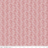Image of Daybreak on the Prairie Silhouette Floral Rose quilting cotton fabric by Modern Prairie for Riley Blake Designs. Features flowers on a pink background. Cute Little Fabric Shop.