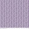 Image of Daybreak on the Prairie Silhouette Floral Purple quilting cotton fabric by Modern Prairie for Riley Blake Designs. Features flowers on a purple background. Cute Little Fabric Shop.